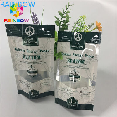 کیسه های ایستاده ضد بو Mylar Ziplock با پنجره