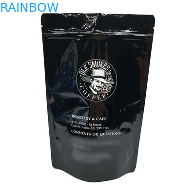 بسته بندی کیسه پلاستیکی دانه های قهوه Ziplock Tear Notch 100 گرم 200 گرم 250 گرم 500 گرم