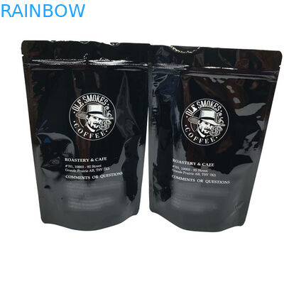 بسته بندی کیسه پلاستیکی دانه های قهوه Ziplock Tear Notch 100 گرم 200 گرم 250 گرم 500 گرم