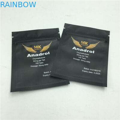 بسته بندی کیسه های پلاستیکی میان وعده زیپ مات چاپ سه طرف مهر و موم شده