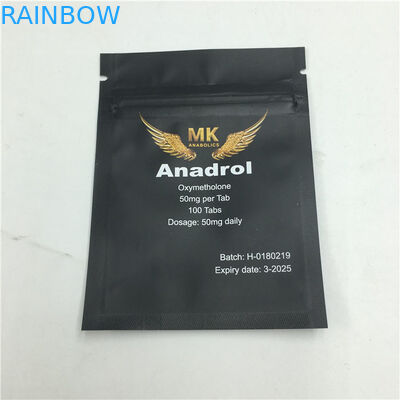 بسته بندی کیسه های پلاستیکی میان وعده زیپ مات چاپ سه طرف مهر و موم شده