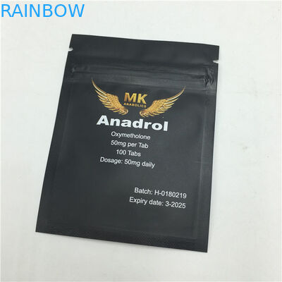 بسته بندی کیسه های پلاستیکی میان وعده زیپ مات چاپ سه طرف مهر و موم شده