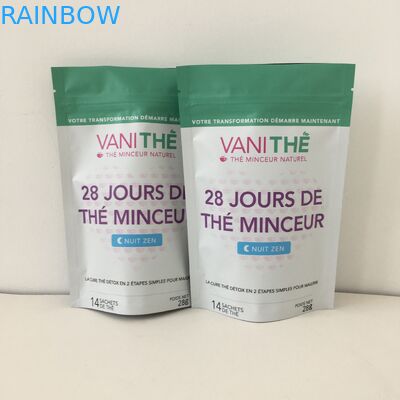 آلومینیوم فویل ایستاده و بسته بندی کیسه اسنک زیپ چاپ دیجیتال