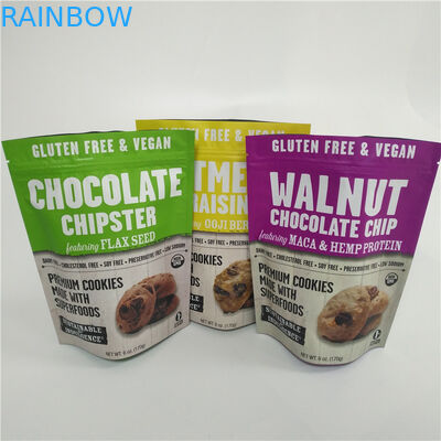 کیسه های پلاستیکی ایستاده Ziplock بسته بندی شده 1 درجه مواد غذایی گالن