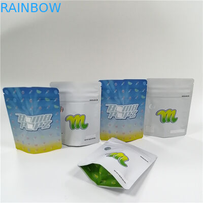 Sugar Zip Lock Mylar ایستاده کیسه های پلاستیکی دارای بوی ضد عفونی از چاپ UV است