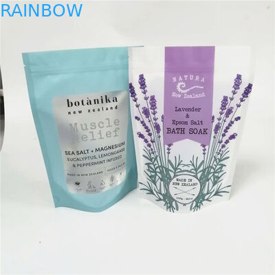 کیسه های پلاستیکی نمک دریای اقیانوس بسته بندی شده خود آرم سفارشی قابل تحقیق