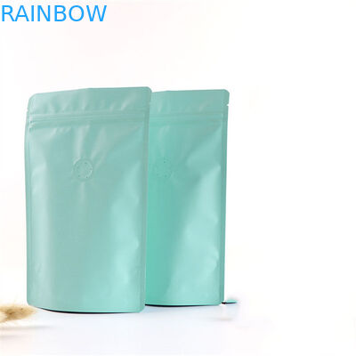 کیسه های قهوه زیپ دار فویل آلومینیومی مات مات ، چاپ گراور