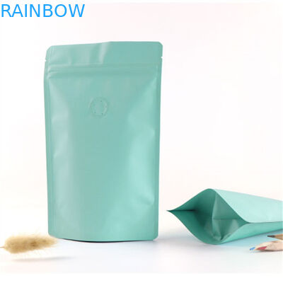 کیسه های قهوه زیپ دار فویل آلومینیومی مات مات ، چاپ گراور