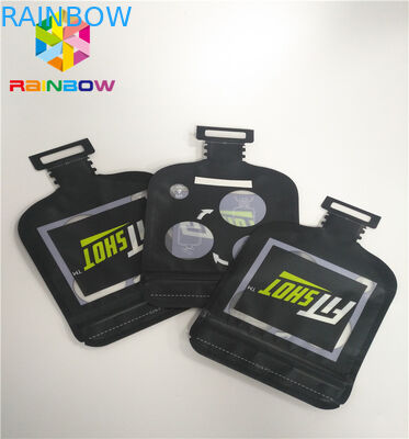 کیسه های پلاستیکی سفارشی شکل نامنظم بسته بندی آب نبات با زیپ