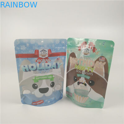 بیسکویت سگ ارگانیک مواد غذایی حیوان خانگی Pouch Gravure فیلم چاپ شده چند لایه