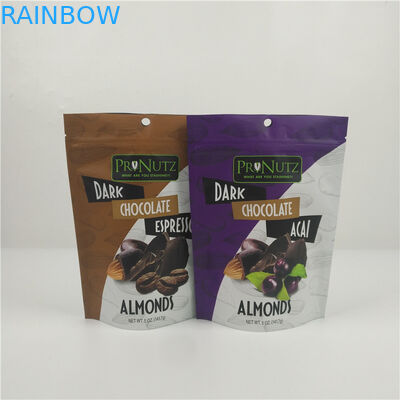 کیسه های ایستاده چاپ سفارشی زیپ پلاستیکی درجه یک برای شکلات تخته ای