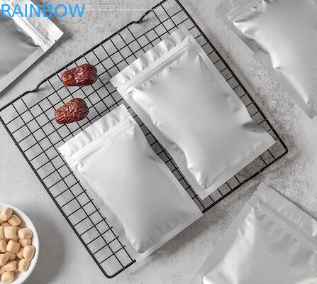 فویل زیپ دار چای کوچک Mylar کیسه های مهر و موم سه طرفه ضد عطر چاپ شده