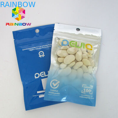 پاک کننده پلاستیکی سه طرفه حرارتی مهر و موم شده فویل آلومینیومی کیسه 120Mic