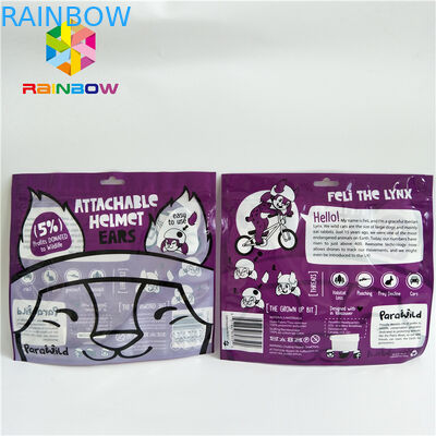 بسته بندی چاپ سفارشی کوچک سه طرفه با پنجره جلو روشن