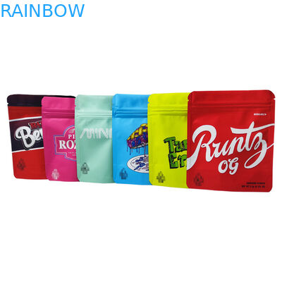 کیسه های مایلر مقاوم در برابر کودک لمس نرم کیف دستی بسته بندی خوراکی Ziplock