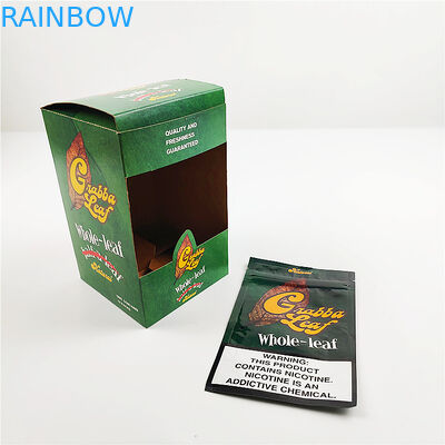 ورق آلومینیوم سفارشی چاپ شده برگ طبیعی گوربا Cap Cap جعبه های بسته بندی جعبه بسته بندی سیگار برگ کلاه