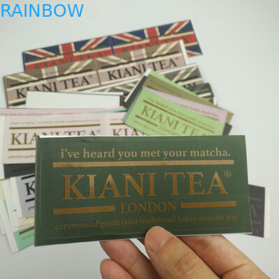 برچسب سفارشی منحصر به فرد چسب ضد آب محصولات غذایی بطری آب آرم سفارشی برچسب چاپ شده برچسب