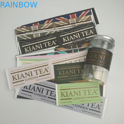 برچسب سفارشی منحصر به فرد چسب ضد آب محصولات غذایی بطری آب آرم سفارشی برچسب چاپ شده برچسب