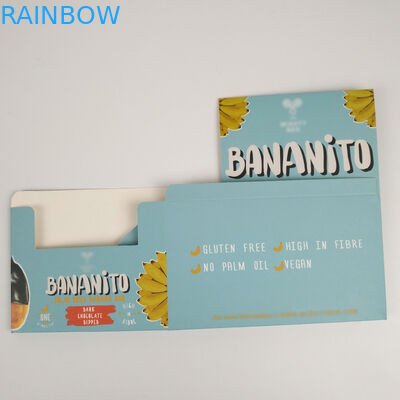 مقوا سفارشی تاشو کارتن جعبه نمایش دور ، مقوا راه راه PDQ شمارنده خرده فروشی اسنک جعبه بسته بندی کاغذ