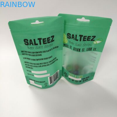 پاک کردن کیسه زیپ ایستاده CMYK 100mic با زیپ