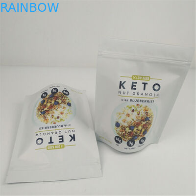 VMPET 120mic Ziplock Stand Up Pouch MOPP Packaging Food Gravure چاپ شده