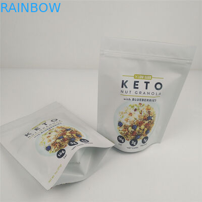 VMPET 120mic Ziplock Stand Up Pouch MOPP Packaging Food Gravure چاپ شده