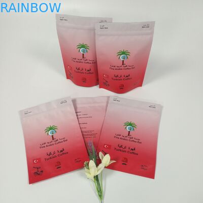 بسته بندی کیسه میان وعده مات CMYK 150 میکرون برای پودر قهوه اسنک