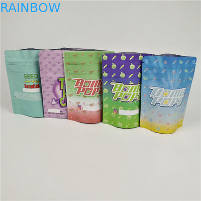 PMS Smell Proof Weed Mylar Bags Foil چند لایه کیسه CBD Ziplock
