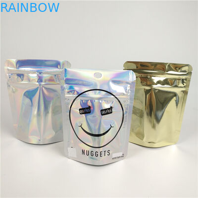 PMS Smell Proof Weed Mylar Bags Foil چند لایه کیسه CBD Ziplock