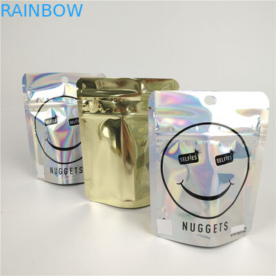 کیسه های مایار فویل آلومینیومی قابل بازجویی 300 گرم Zipock بسته بندی مواد غذایی خوراکی