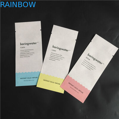 Eco Friend زیست تخریب پذیر کاغذ کاغذ PLA مواد غذایی کیسه های بسته بندی ادویه جات بسته بندی کیسه های سه طرف مهر و موم