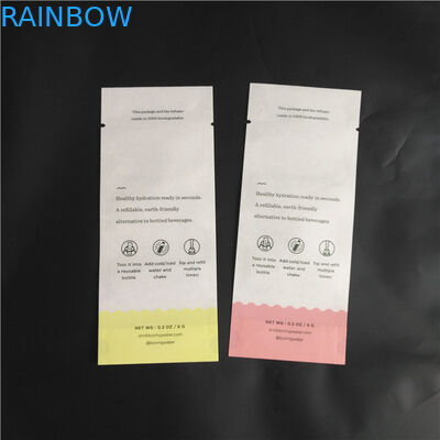 Eco Friend زیست تخریب پذیر کاغذ کاغذ PLA مواد غذایی کیسه های بسته بندی ادویه جات بسته بندی کیسه های سه طرف مهر و موم