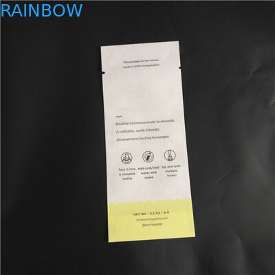 Eco Friend زیست تخریب پذیر کاغذ کاغذ PLA مواد غذایی کیسه های بسته بندی ادویه جات بسته بندی کیسه های سه طرف مهر و موم