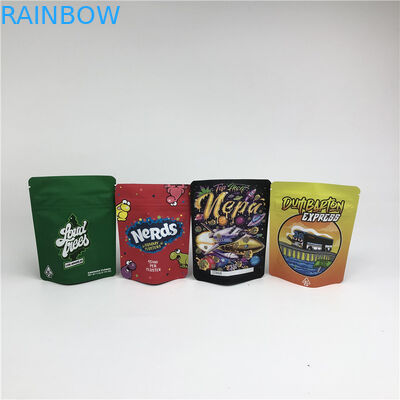 فروش مستقیم کارخانه 3.5 گرم 7 گرم 14 گرم 28 گرم کوکی های یک پوندی Runtz کیسه های ایستاده برای محصولات شاهدانه CBD شاهدانه Runtz Kush Haze