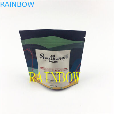 چاپ سفارشی 3.5 گرم 7 گرم 28 گرم کیکی خوراکی شیرینی خشک کیسه های بسته بندی بوی ضد کیسه بذر mylar