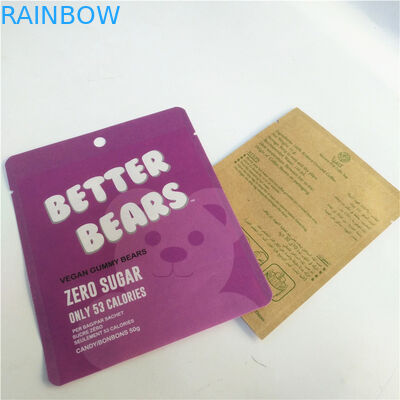 کیسه بسته بندی میان وعده VMPET 1.2C NY 1.5C Cmyk برای آب نبات کوکی