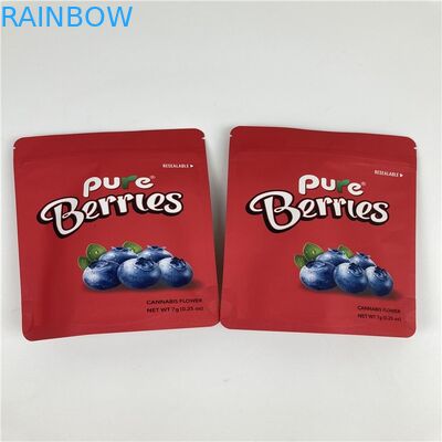 کیسه بسته بندی گل حشیش BOPP VMPET 1/8oz کیسه 3.5 گرم Cbd زیپ قفل فویل