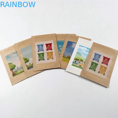 کیسه بسته بندی کاغذ میوه ای نشاسته ذرت SGS MOPP 50mic با روکش PLA