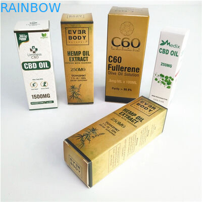 جعبه بسته بندی لوازم آرایشی کاغذی SGS CMYK 2oz 60ml 30ml مهر زنی فویل