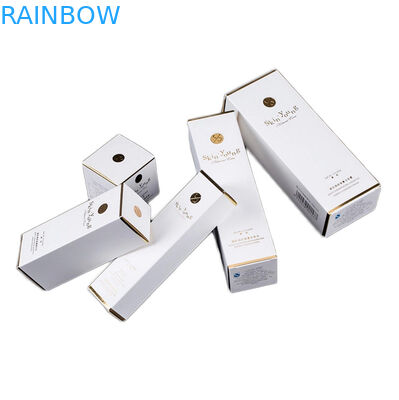 جعبه بسته بندی لوازم آرایشی کاغذی SGS CMYK 2oz 60ml 30ml مهر زنی فویل