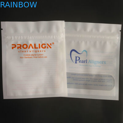 MOPP Vmpet Plastic Zip Lock Packaging Matte Teeth Clear Aligners ISO