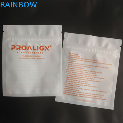 کیسه های بسته بندی پلاستیکی دندانهای Cmyk 120mic MOPP با یک طرف گراور می شوند