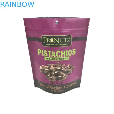 کیسه های قفل زیپ مات MOPP ISO VMPET 14 گرم قابل استفاده برای غذا