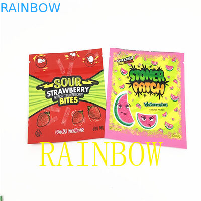 100mic CMYK 7g آلومینیوم فویل Mylar Bag Pouch Flower Seed VMPET FDA