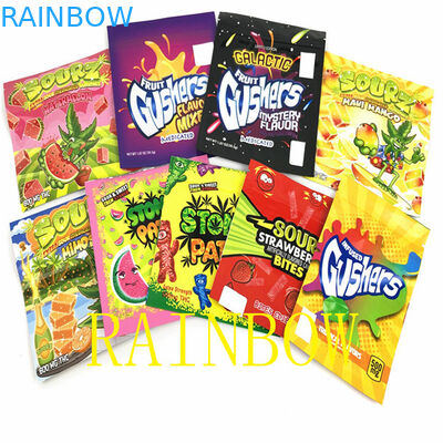 کیسه فویل 100mic VMPET CMYK Folar Mylar 120x150mm Candy Edibles