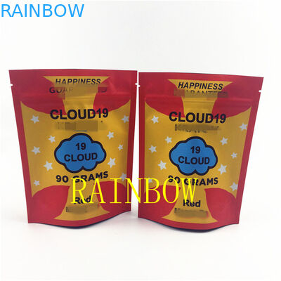 کیسه کوکی FDA 120mic پلاستیکی Mylar Edibles کیسه VMPET کیسه زیپ فویل