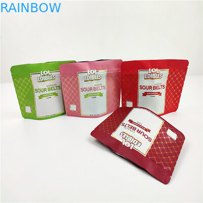 Mopp 180mic 3.5g کوکی ها Mylar Bags SGS PET کیسه های زیپ دار ضد بو