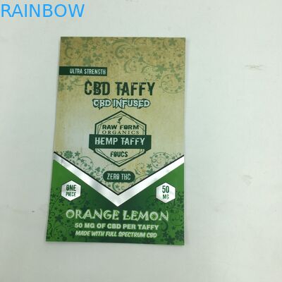 چاپ سفارشی 1g 3.5g بازیافت بوی زیپ صمغی خرس CBD کوچک ایستاده 3.5 گرم کیسه علف هرز mylar