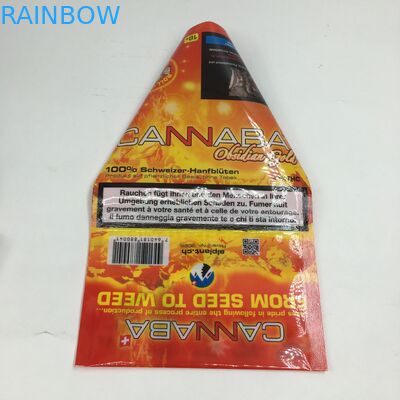 کیسه های CBD Pocket Wrapper Flat ZIplock Cigar Tubacco Leaf Packing Bags کیسه های بسته بندی Mylar پلاستیکی