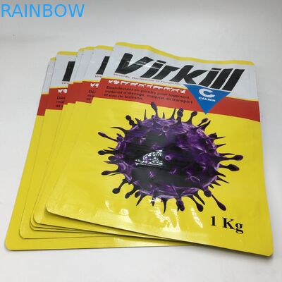 کیسه های بسته بندی مواد غذایی ذخیره سازی مواد غذایی فویل آلومینیومی ورقه ورقه ای بسته بندی Ziplock 1 کیلویی کیسه های پودر مواد غذایی